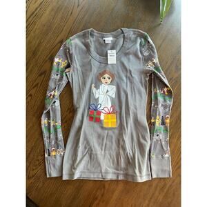 NWT Women’s Hanna Andersson Holiday Star Wars Long Sleeve Top (XS)